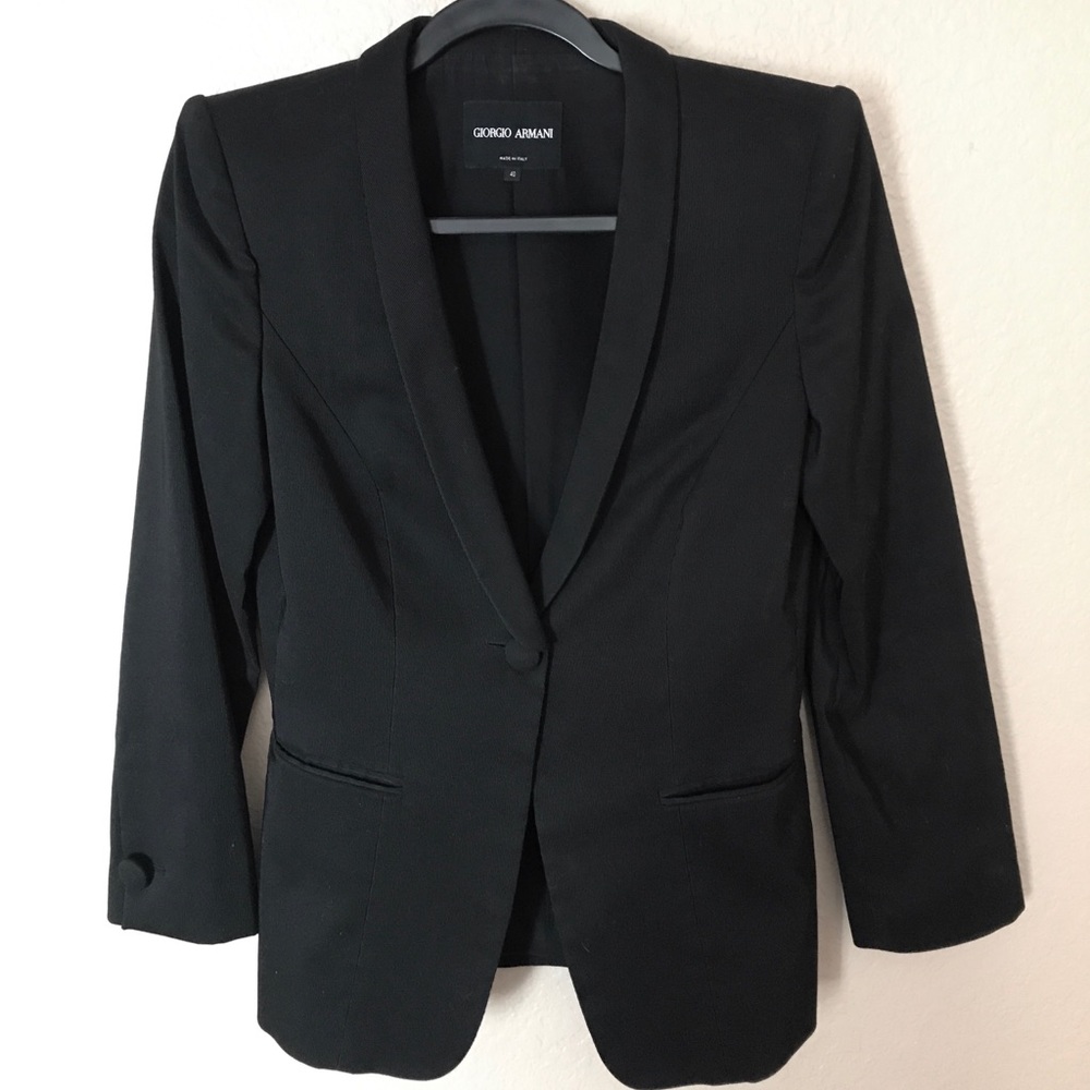 Authentic Giorgio Armani Black/Blazer Jacket Sz 4